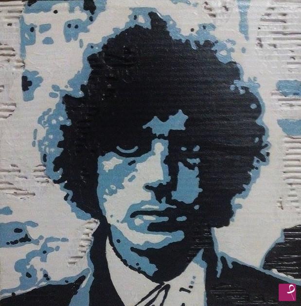 quadri in vendita online - Omaggio ai Pink Floyd  Syd Barrett 
