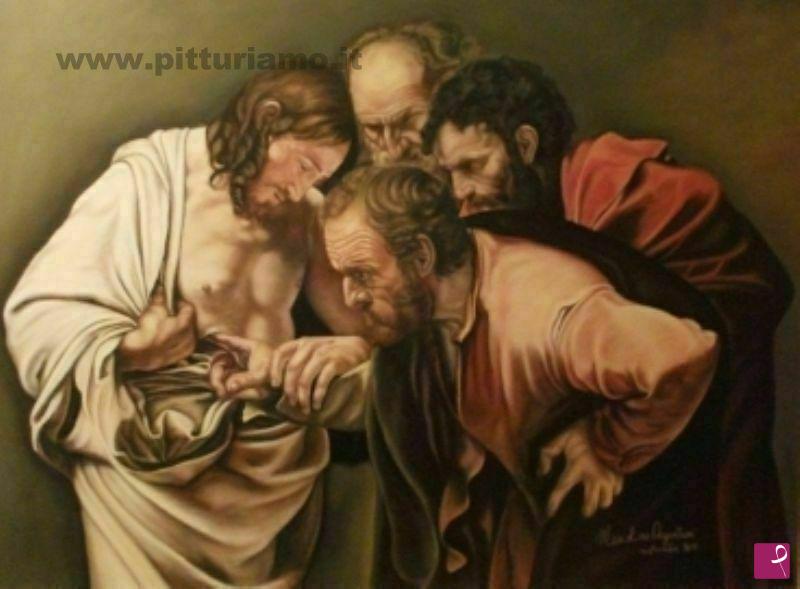 quadri in vendita online - Omaggio al Caravaggio