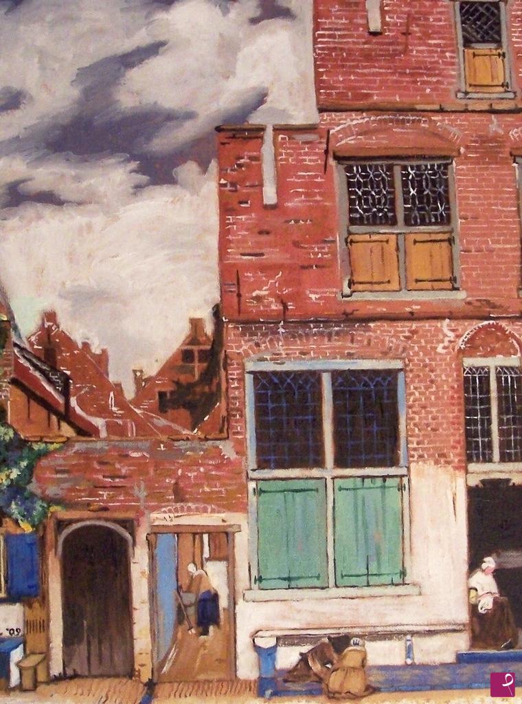 quadri in vendita online - omaggio al pittore Johannes Vermeer