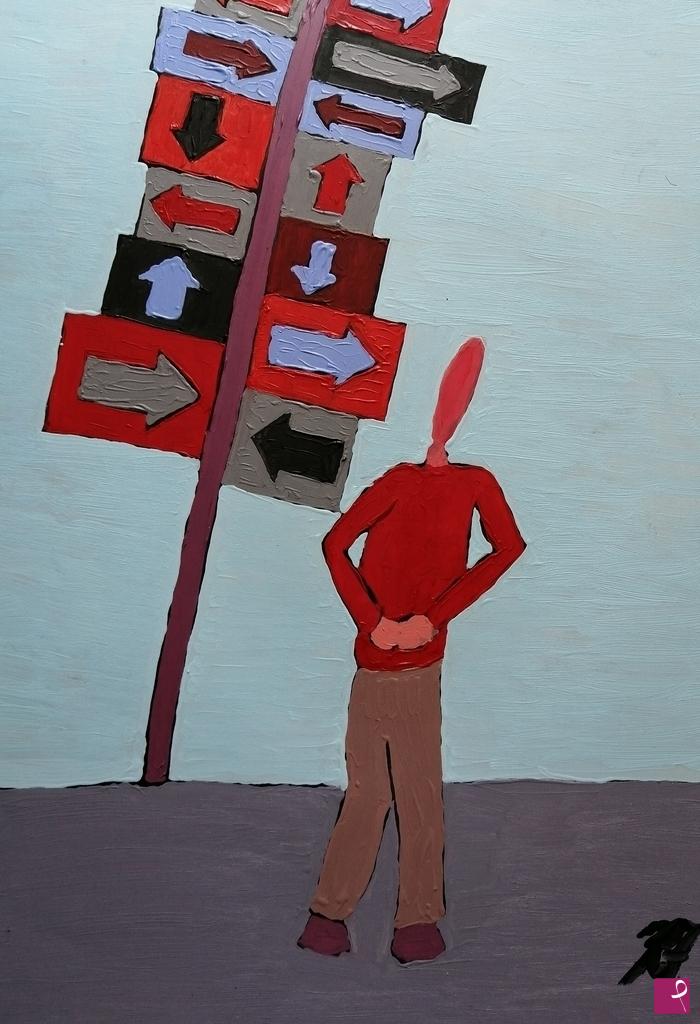 quadri in vendita online - OMAGGIO GARCIN 04 (48 X 33; OLIO SU CARTA)