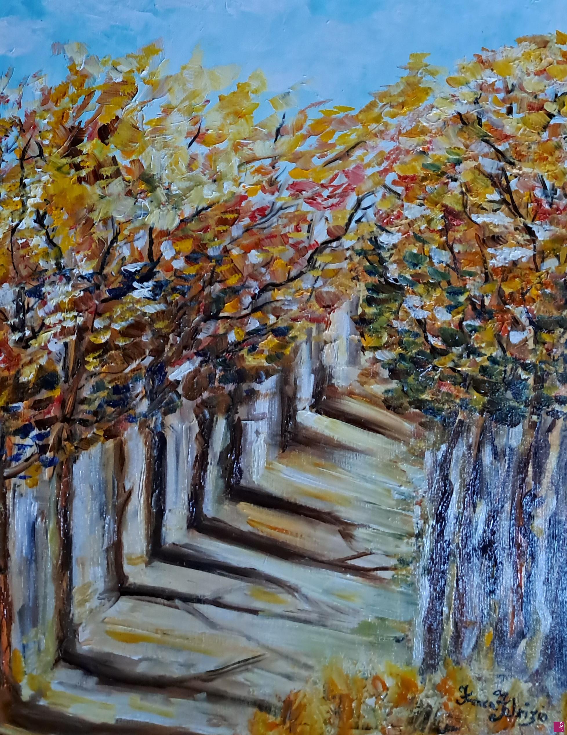 quadri in vendita online - OMBRE D'AUTUNNO