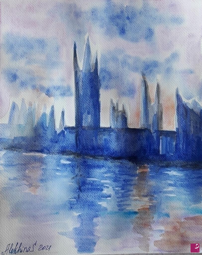 quadri in vendita online - Ommaggio Claude Monet