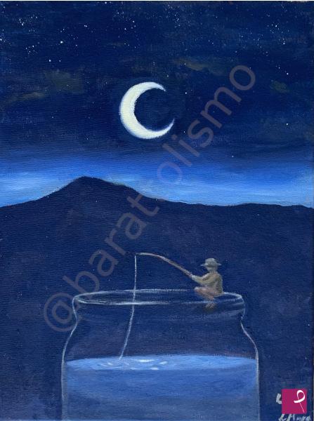 quadri in vendita online - On the edge   of the night