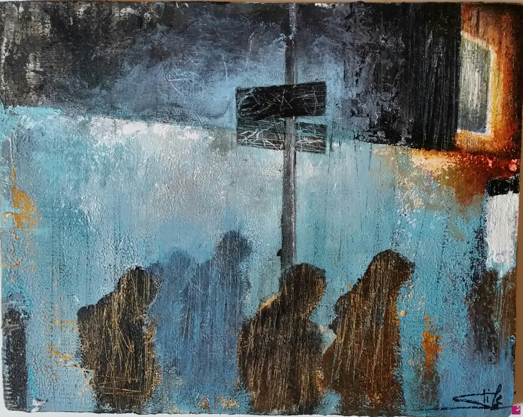 quadri in vendita online - "On the list"