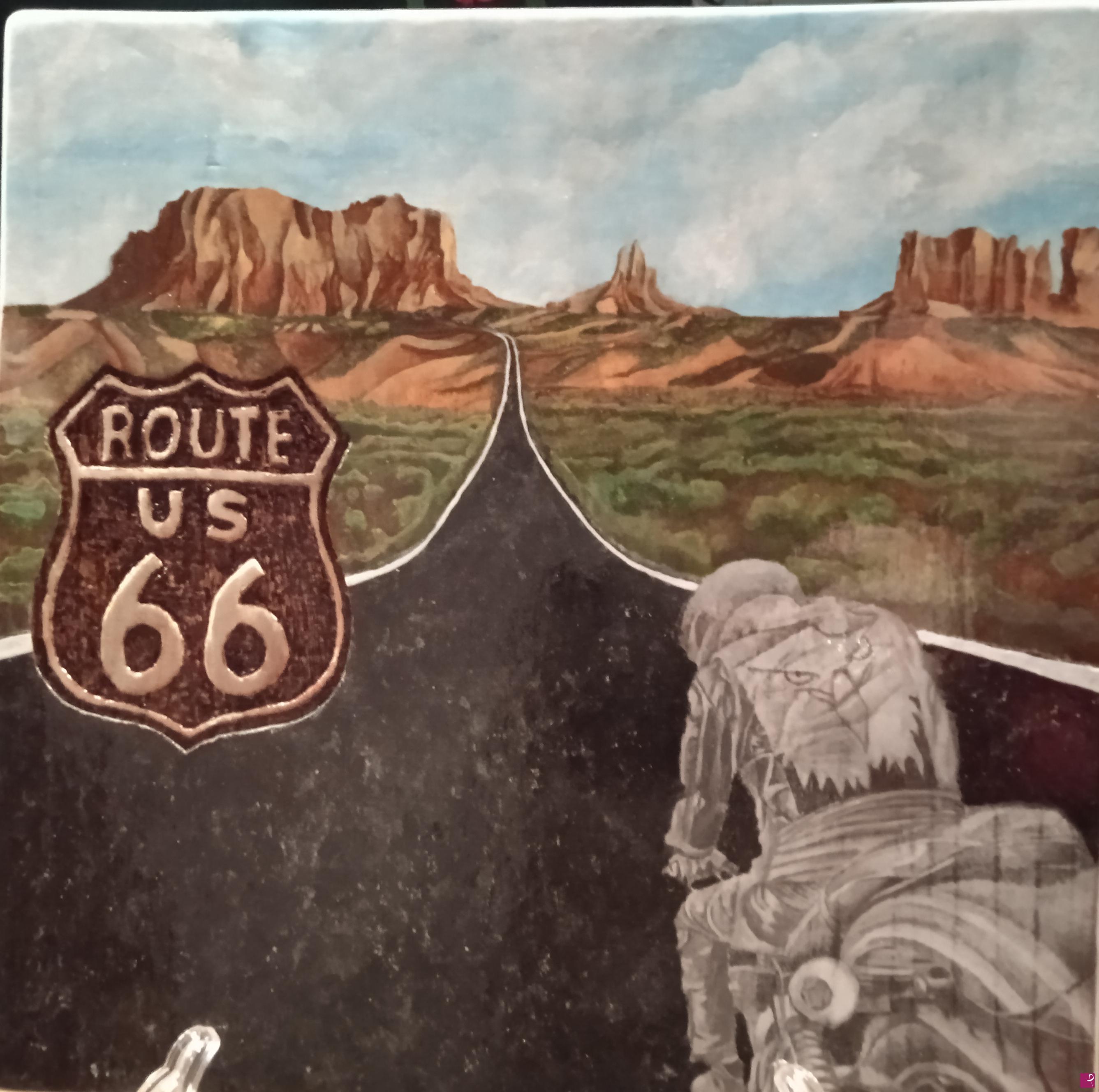 quadri in vendita online - On the route 66
