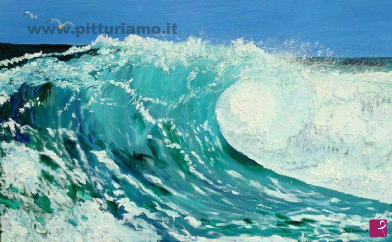 quadri in vendita online - Onda - la vague