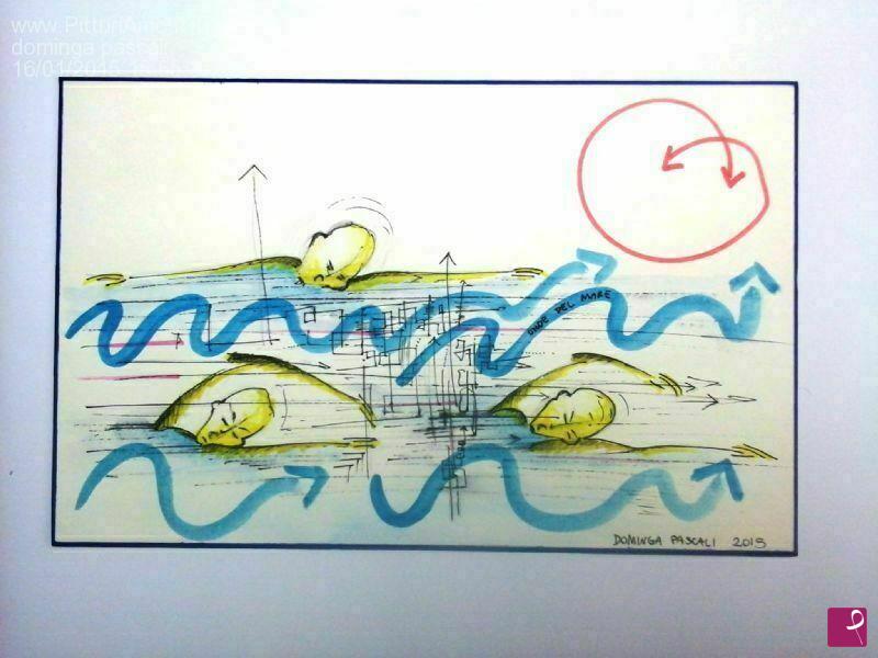quadri in vendita online - Onde del mare
