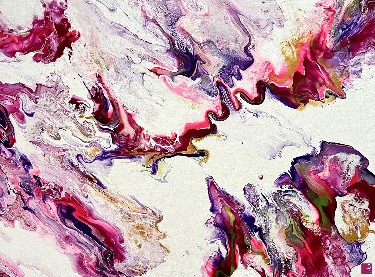 quadri in vendita online - onde musicali e colori 