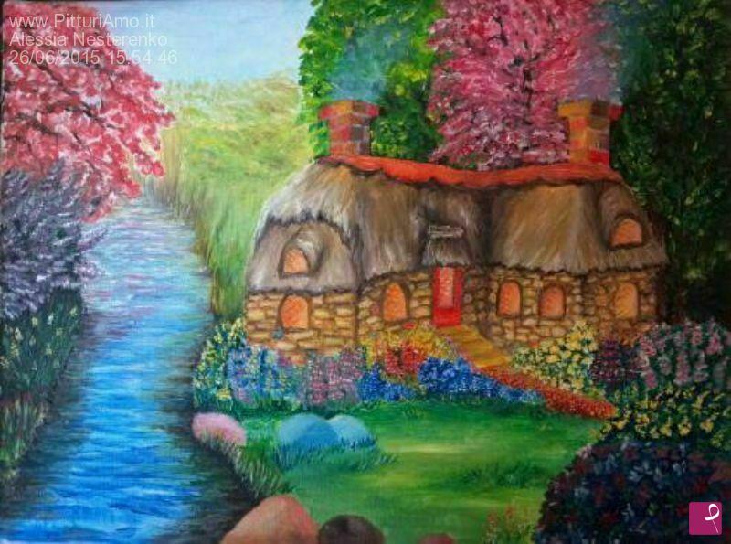 quadri in vendita online - One day in Fairy Tale