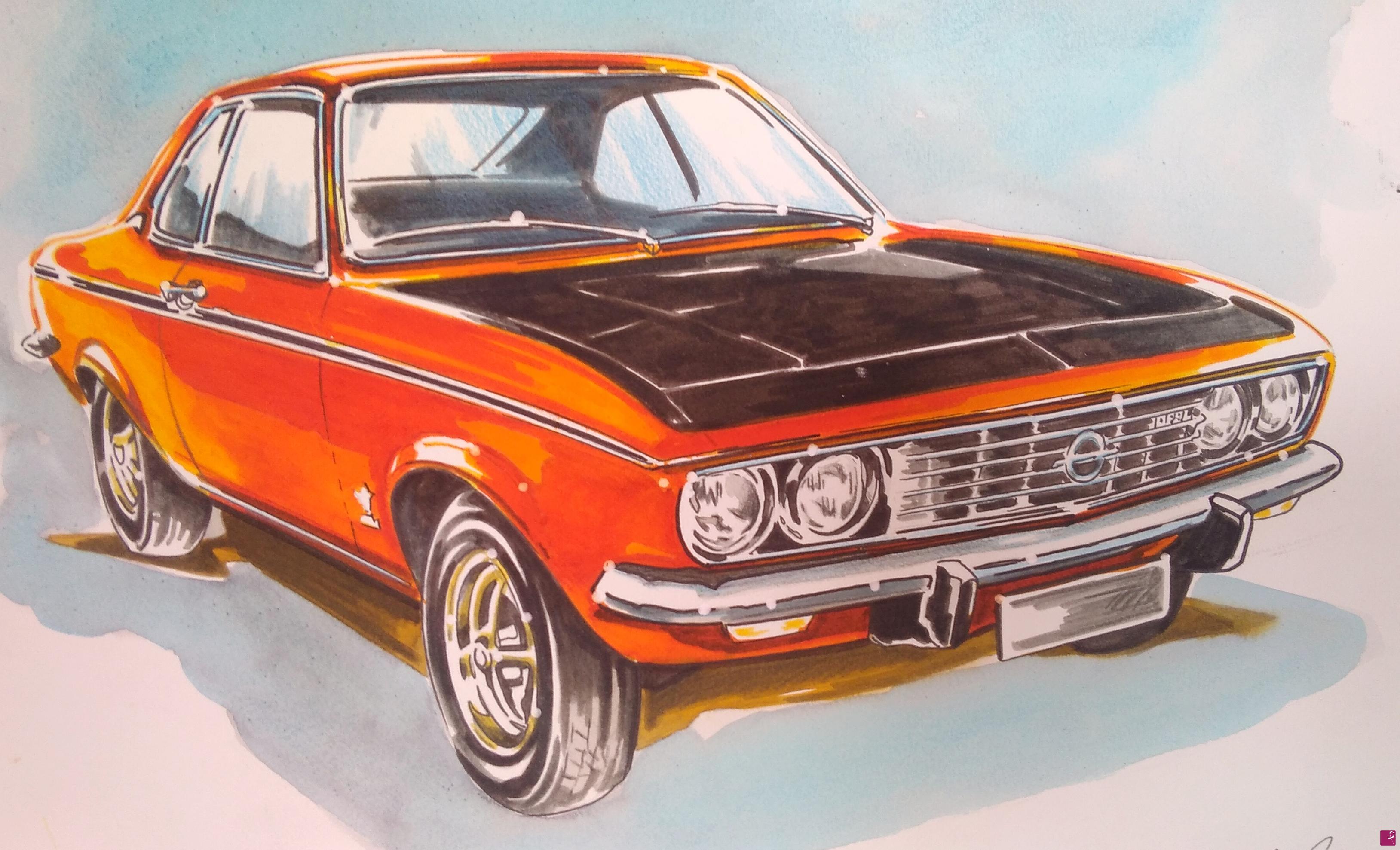 quadri in vendita online - OPEL MANTA  A - R/S 