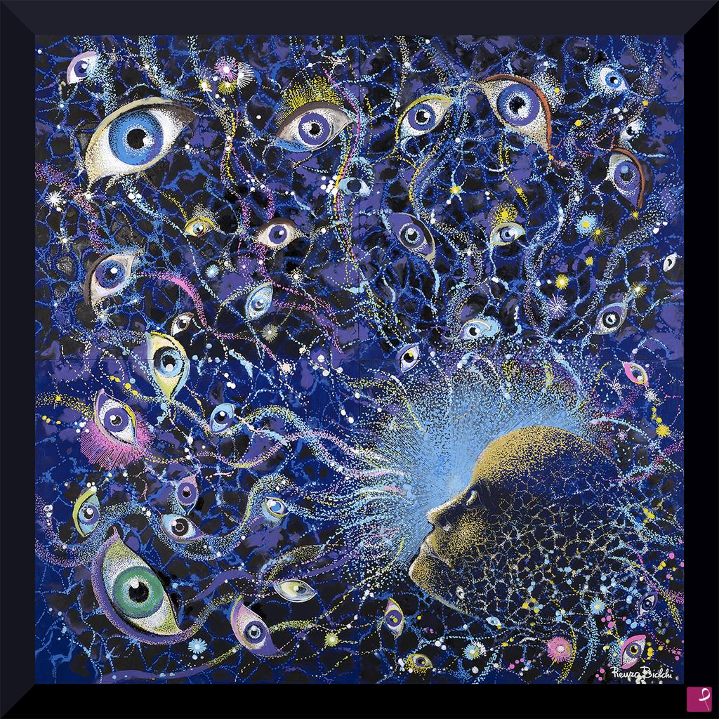 quadri in vendita online - opera 144 Nella mente dell'uomo.....l'intero universo