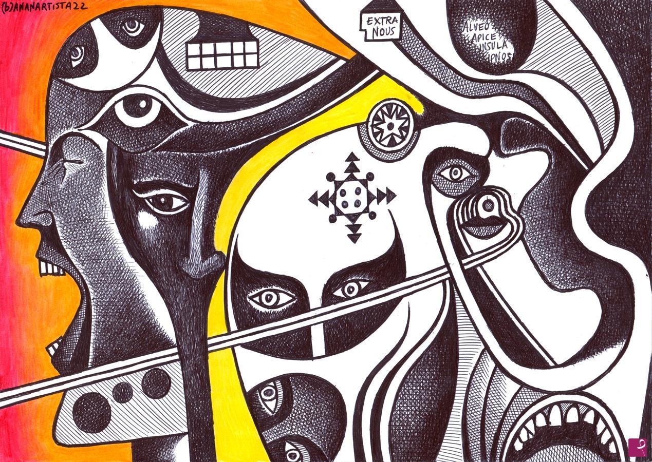 quadri in vendita online - Oracular Hysterical Contagion