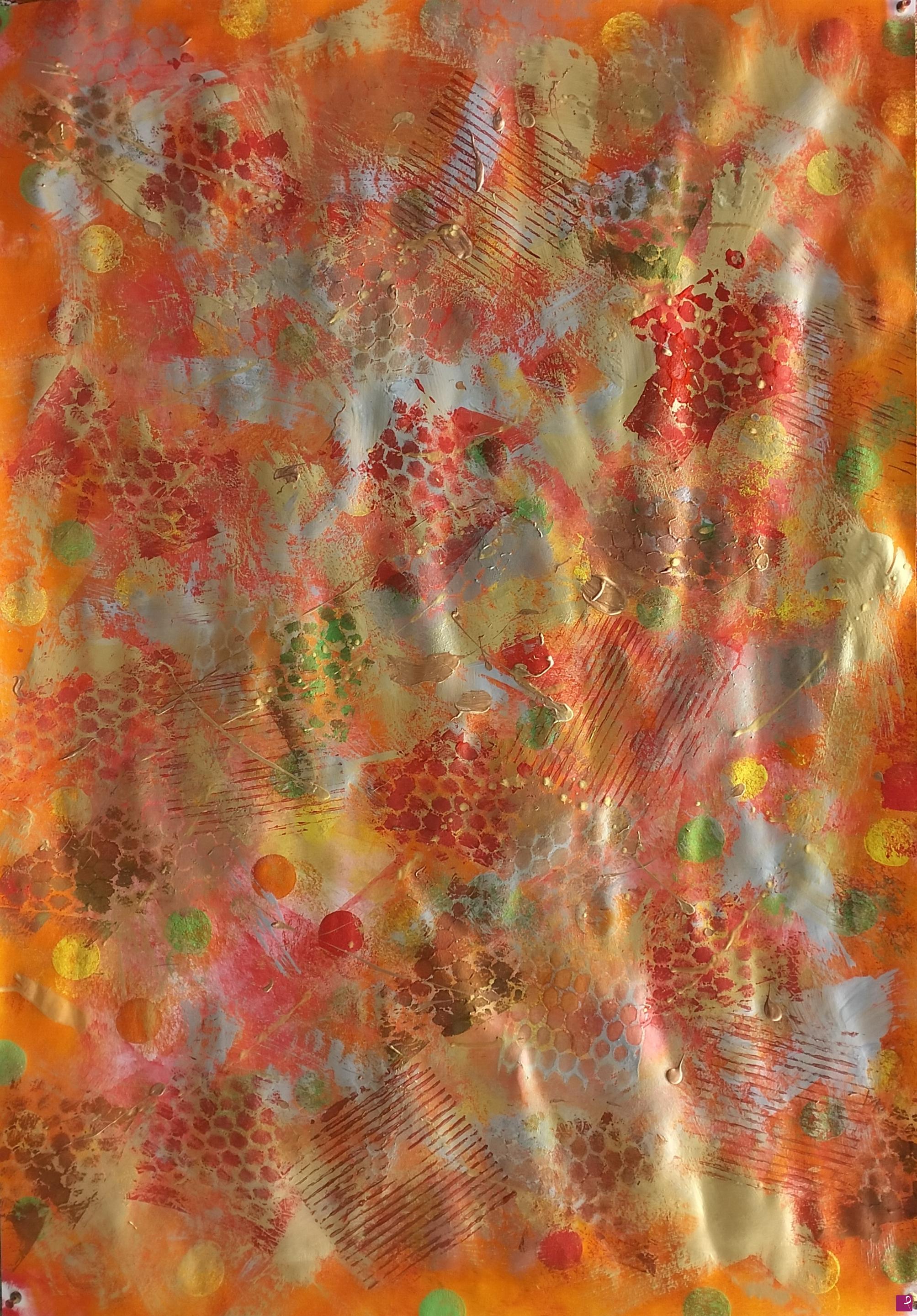 quadri in vendita online - Orange 