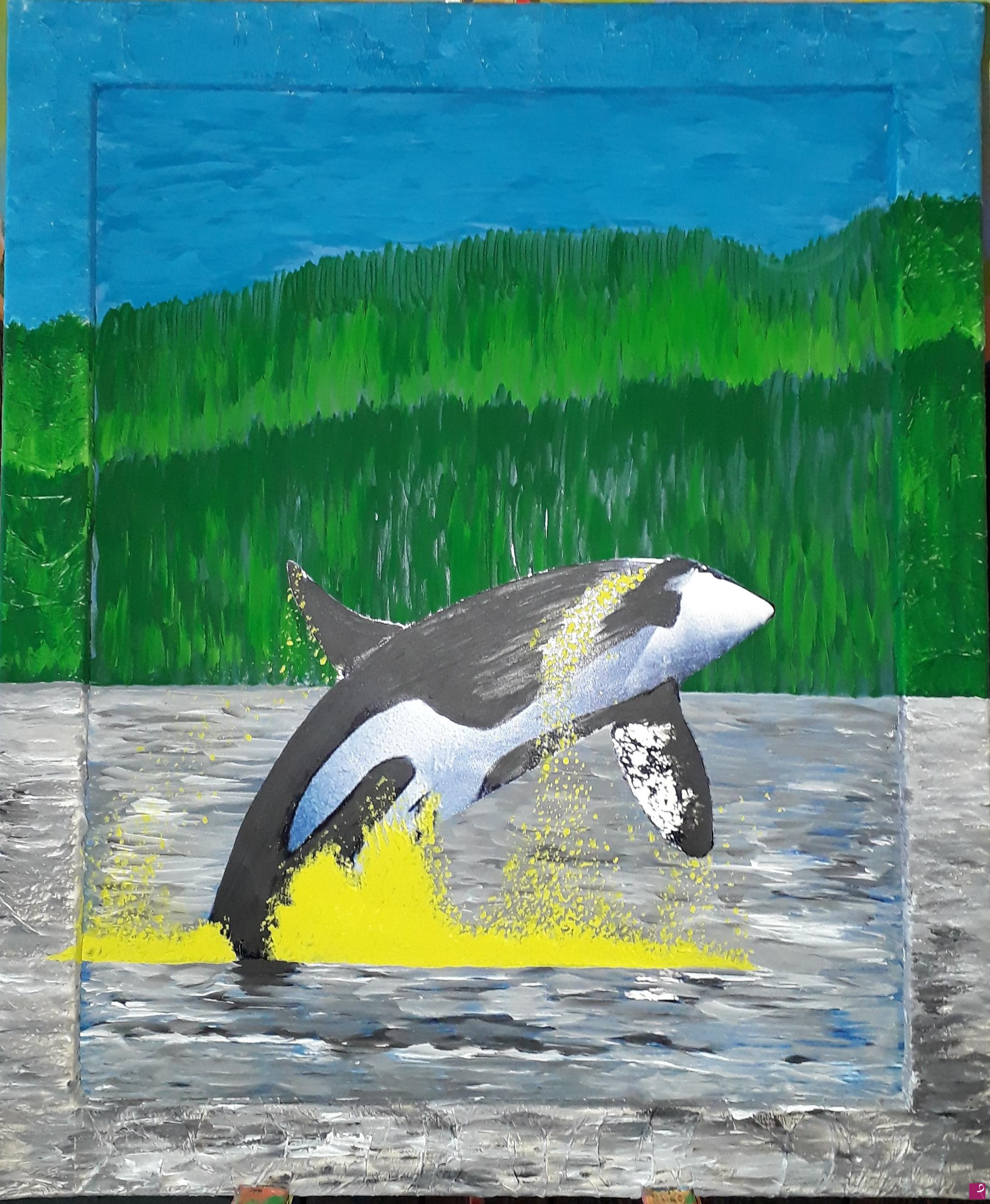 quadri in vendita online - orca assassina