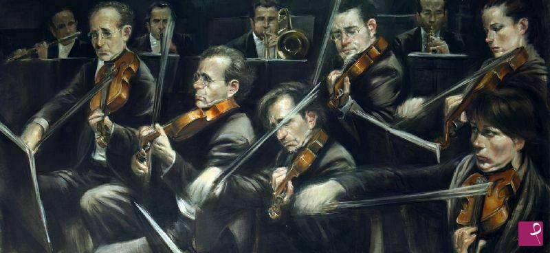 quadri in vendita online - Orchestra