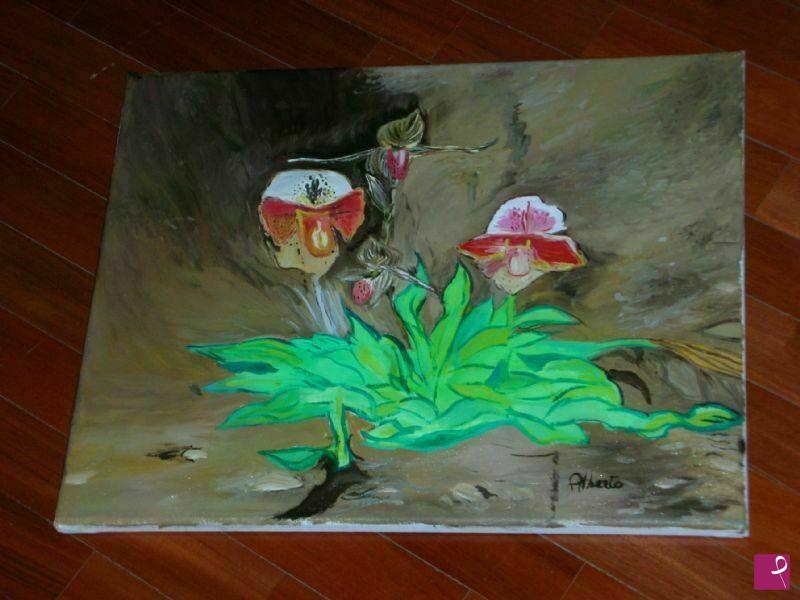 quadri in vendita online - orchidee selvatiche