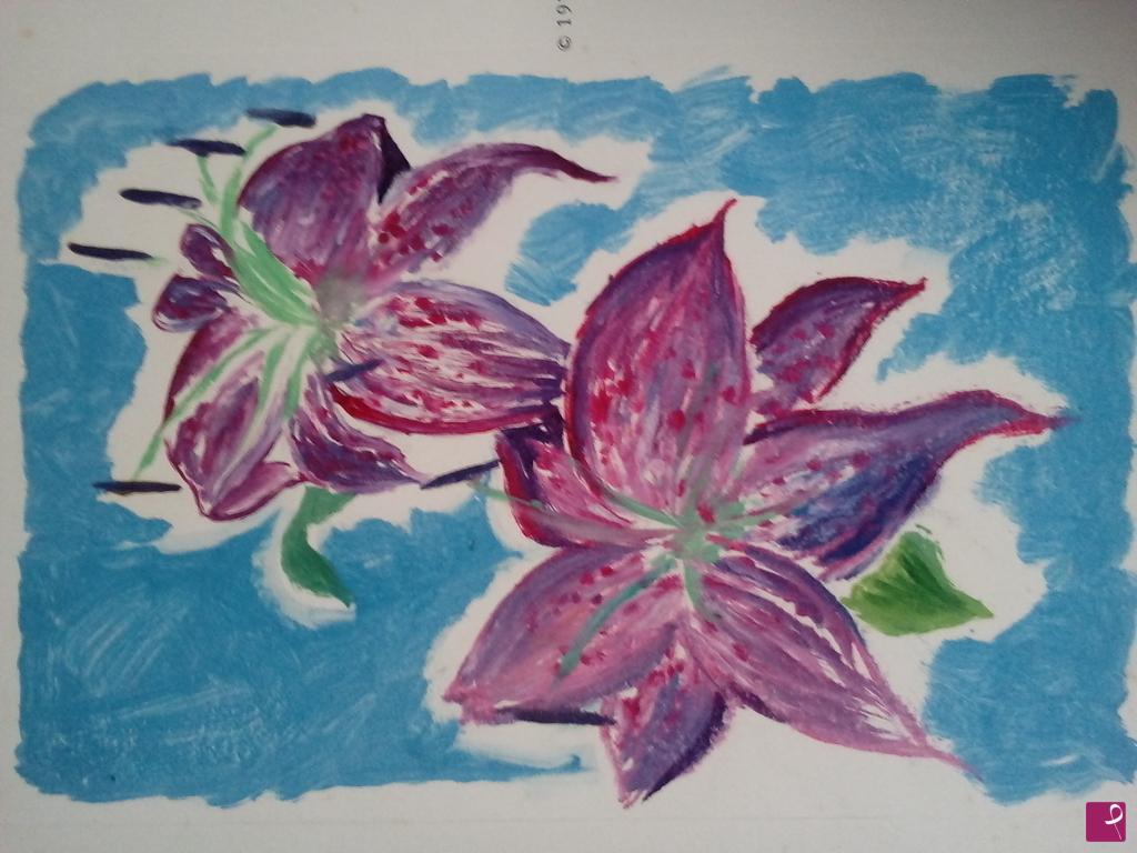 quadri in vendita online - Orchidee Viola