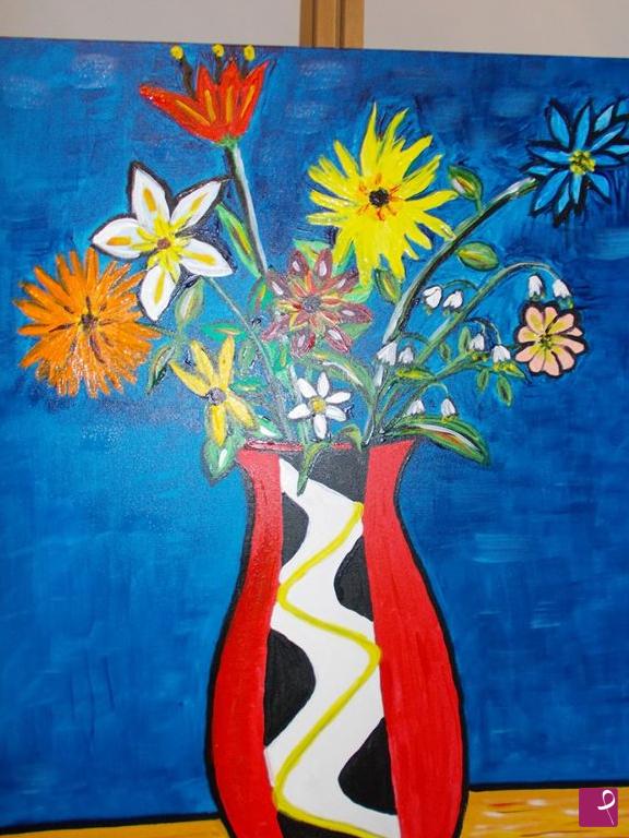 quadri in vendita online - Originale vaso di fiori