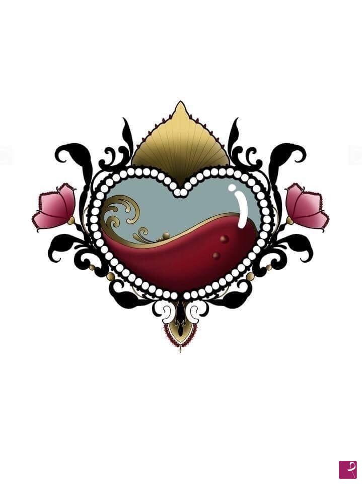 quadri in vendita online - ⚜️ORNAMENTAL HEART ⚜️♥️