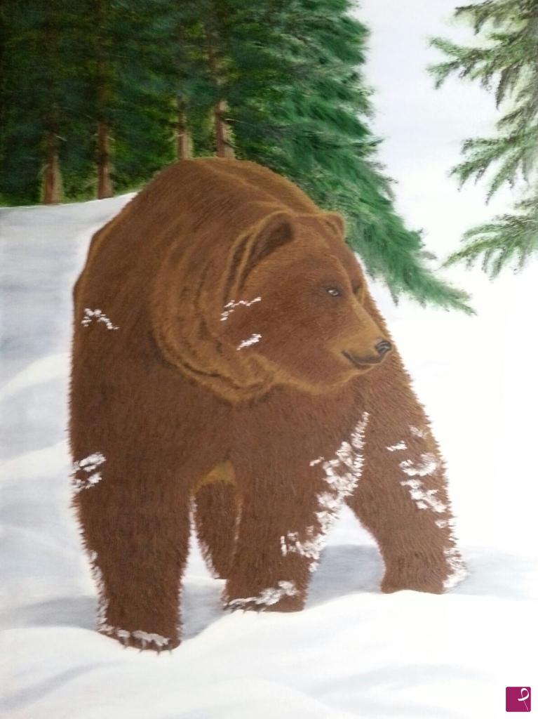 quadri in vendita online - Orso