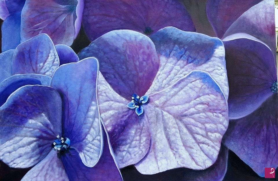 quadri in vendita online - Ortensie 3
