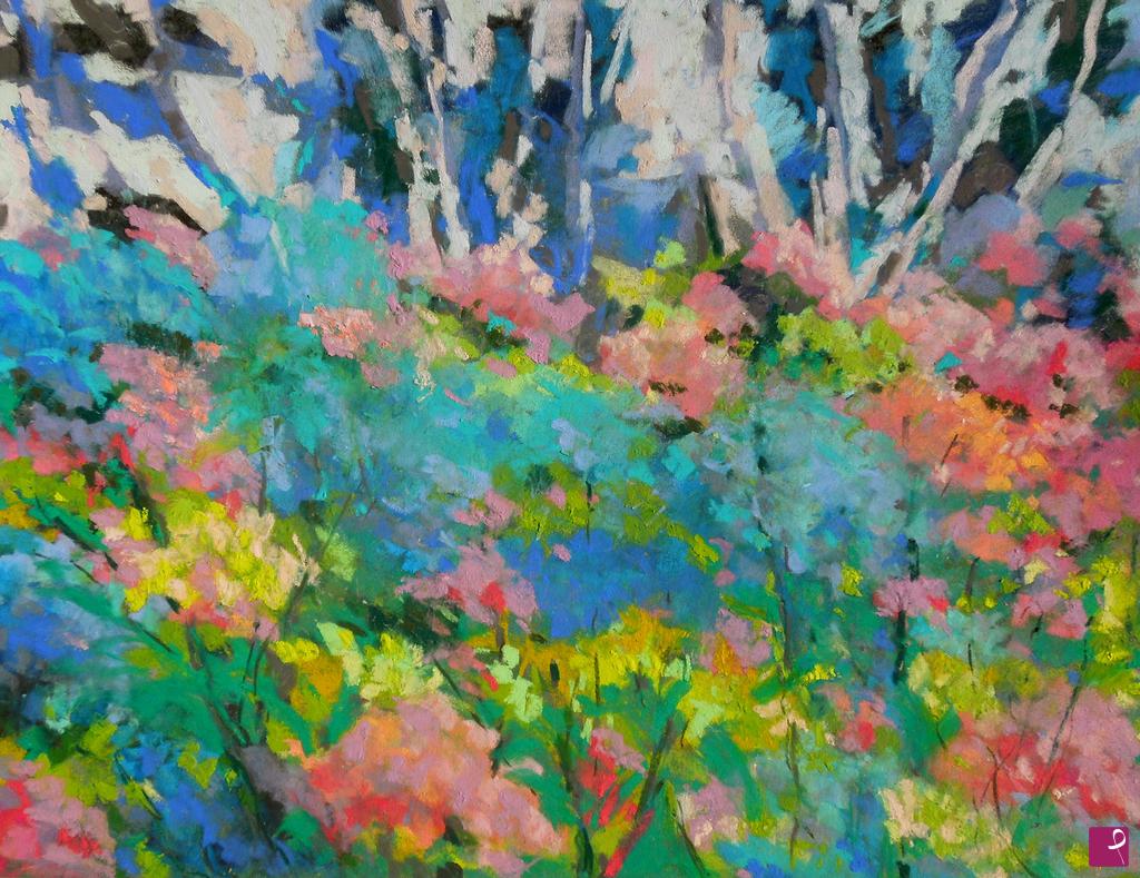 quadri in vendita online - Ortensie rosa e azzurre - 199