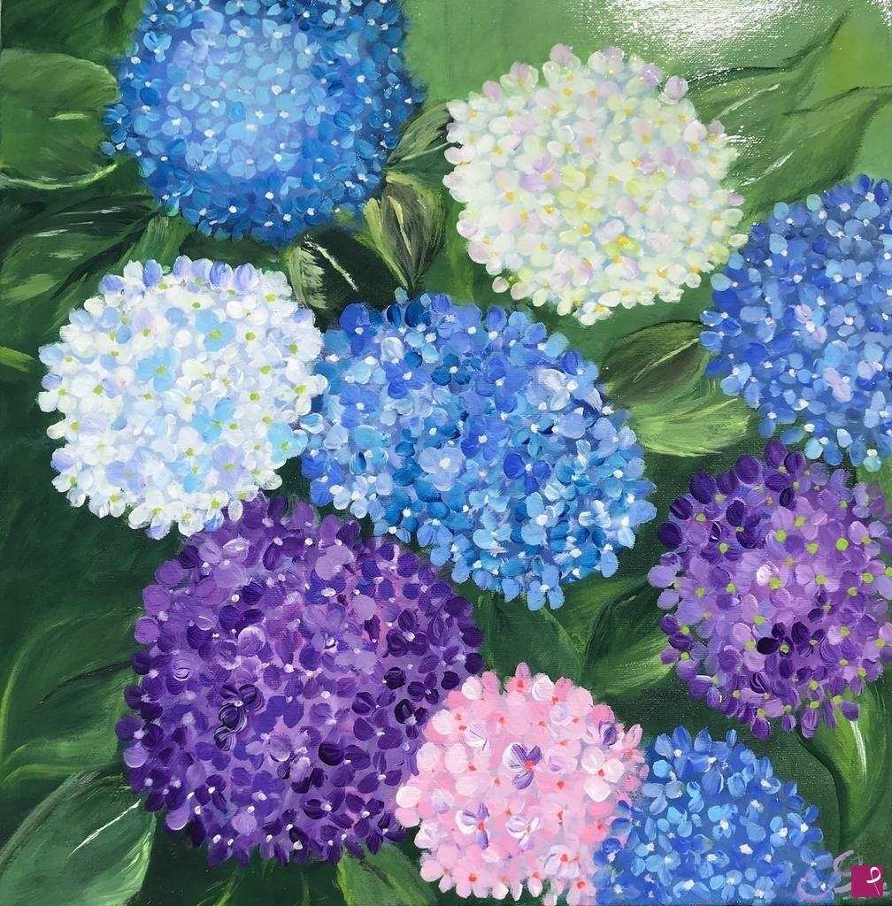 quadri in vendita online - ortensie2