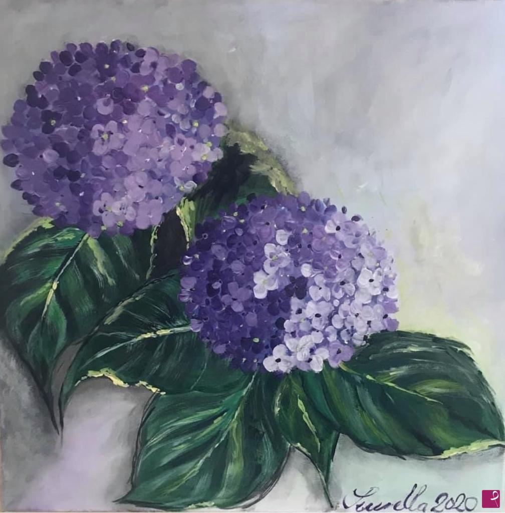 quadri in vendita online - ortensie3