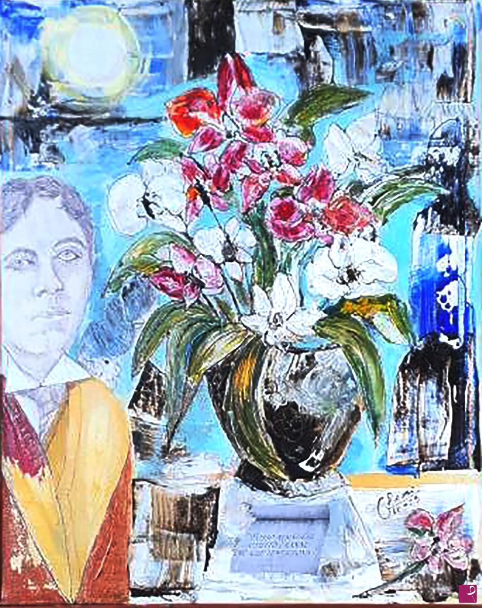 quadri in vendita online - Oscar Wilde  40x50 cm x 2