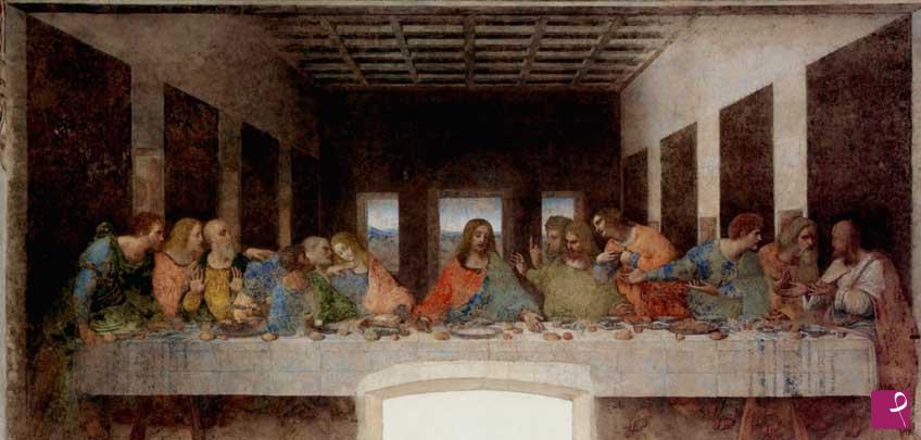 quadri in vendita online - Osservando l'Ultima cena