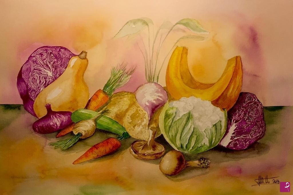 quadri in vendita online - Ottobre in cucina 