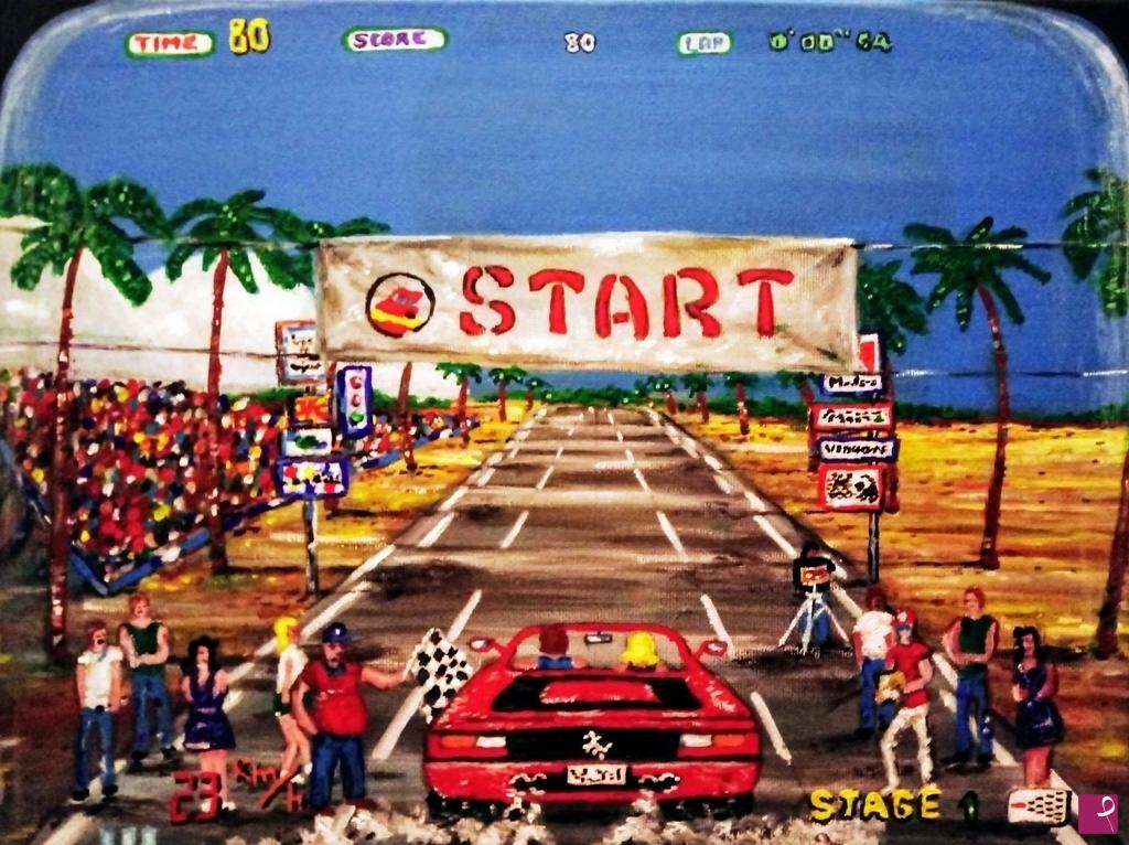 quadri in vendita online - Out Run