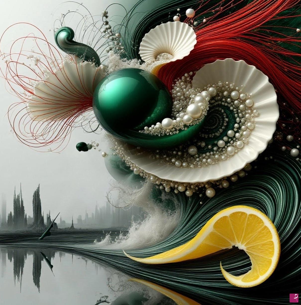 quadri in vendita online - Over the lake