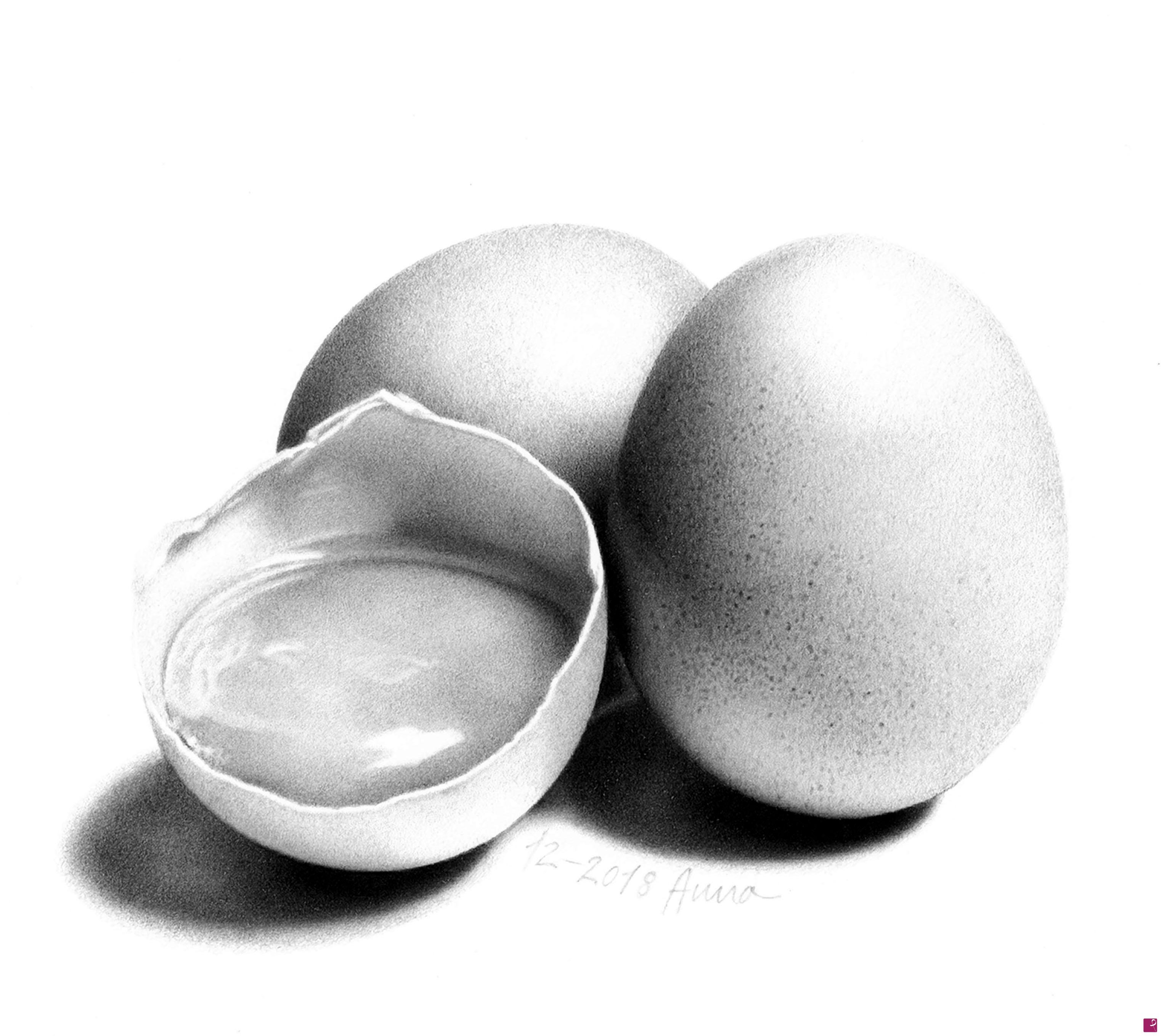 quadri in vendita online - Ovum consilium. Disegno d'uovo.