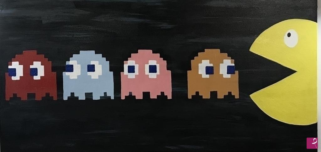 quadri in vendita online - PacMan Revenge 