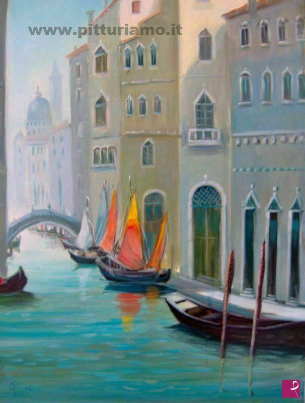 quadri in vendita online - Paes. Venezia art. 87 - Venezia - Mar Adriatico