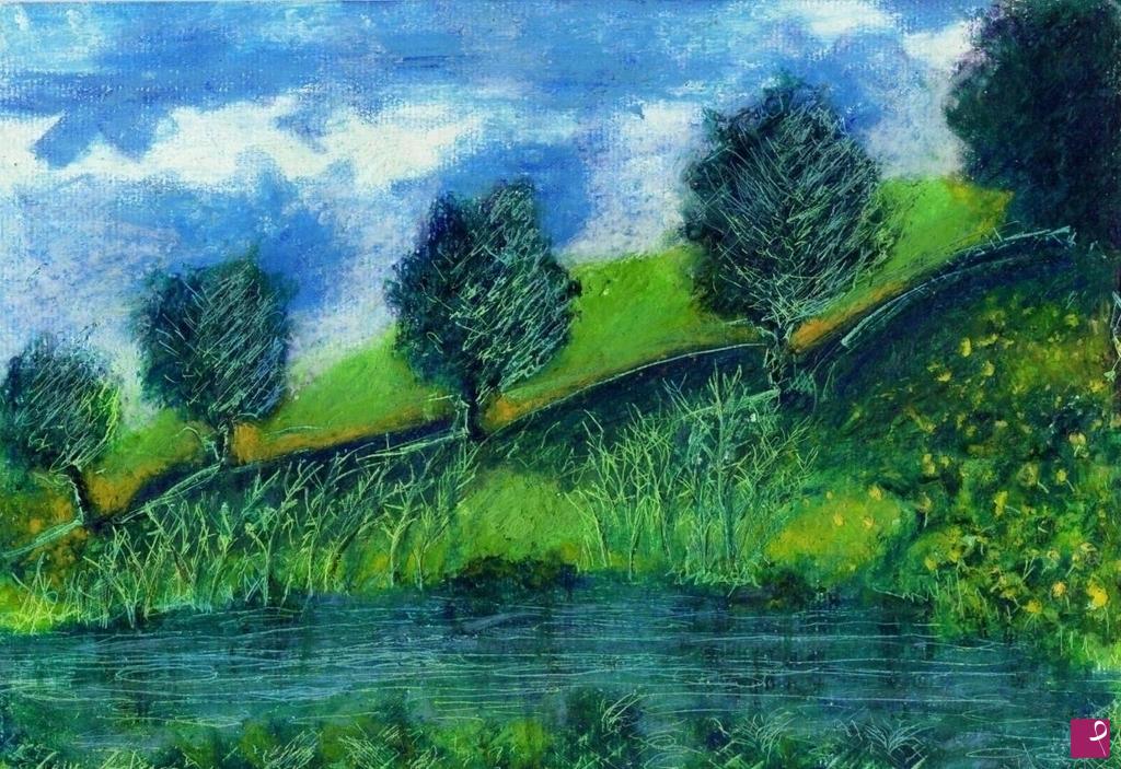 quadri in vendita online - Paesaggio - "Graffiato".