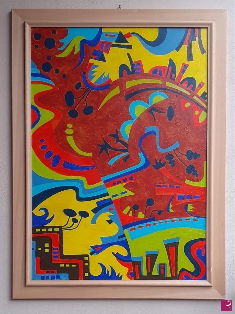 quadri in vendita online - Paesaggio astratto / Abstract landscape