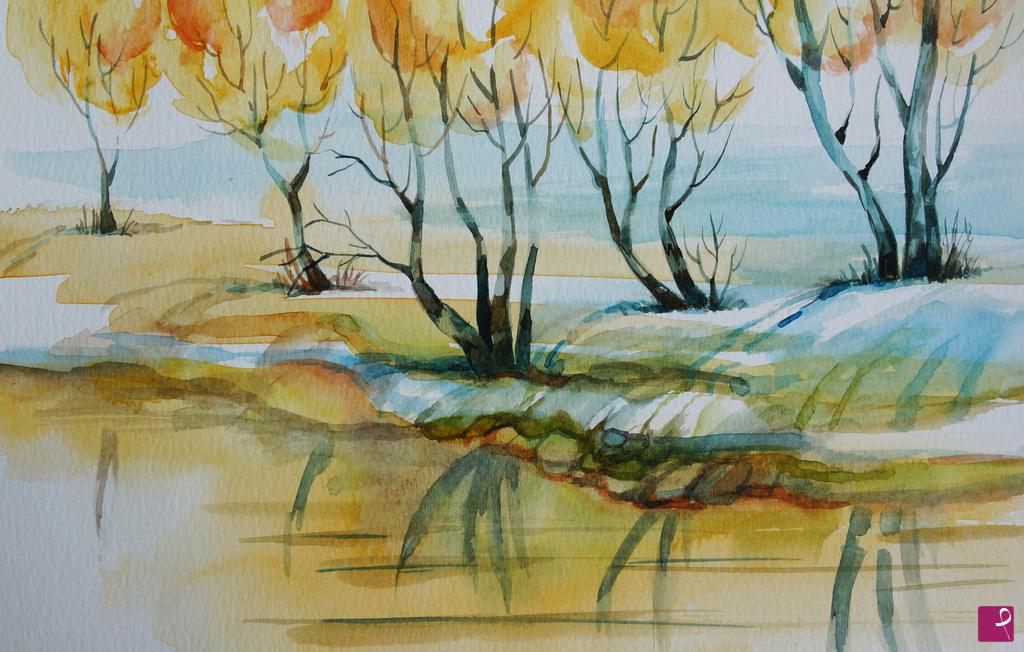 quadri in vendita online - paesaggio autunnale