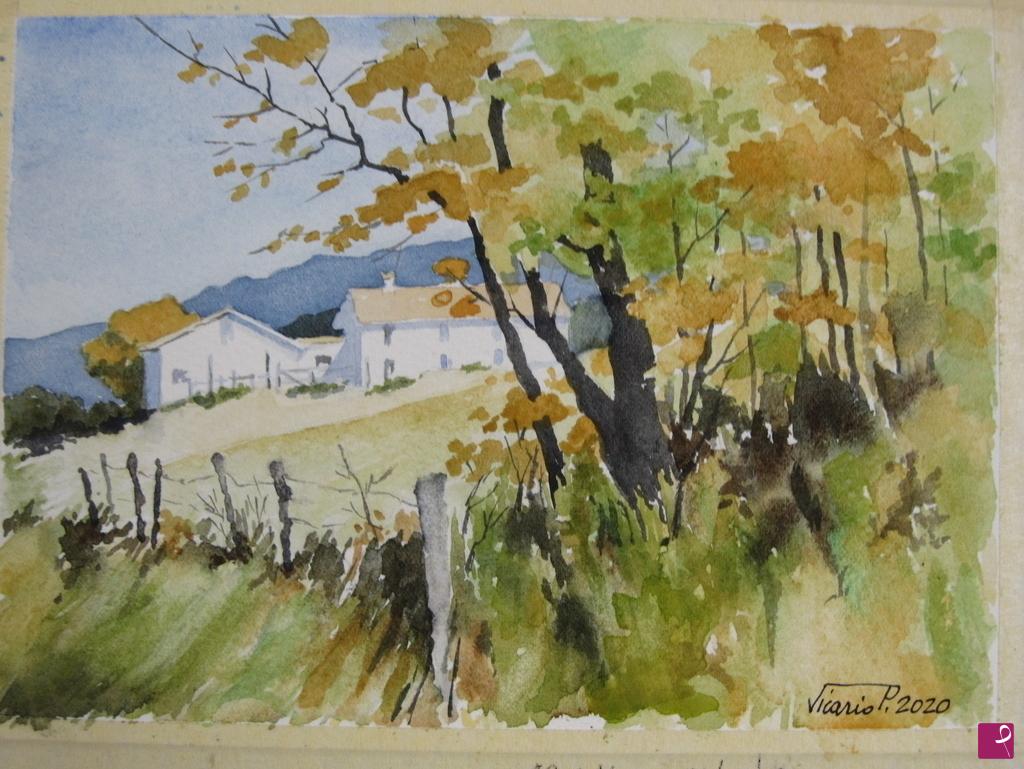 quadri in vendita online - Paesaggio autunnale