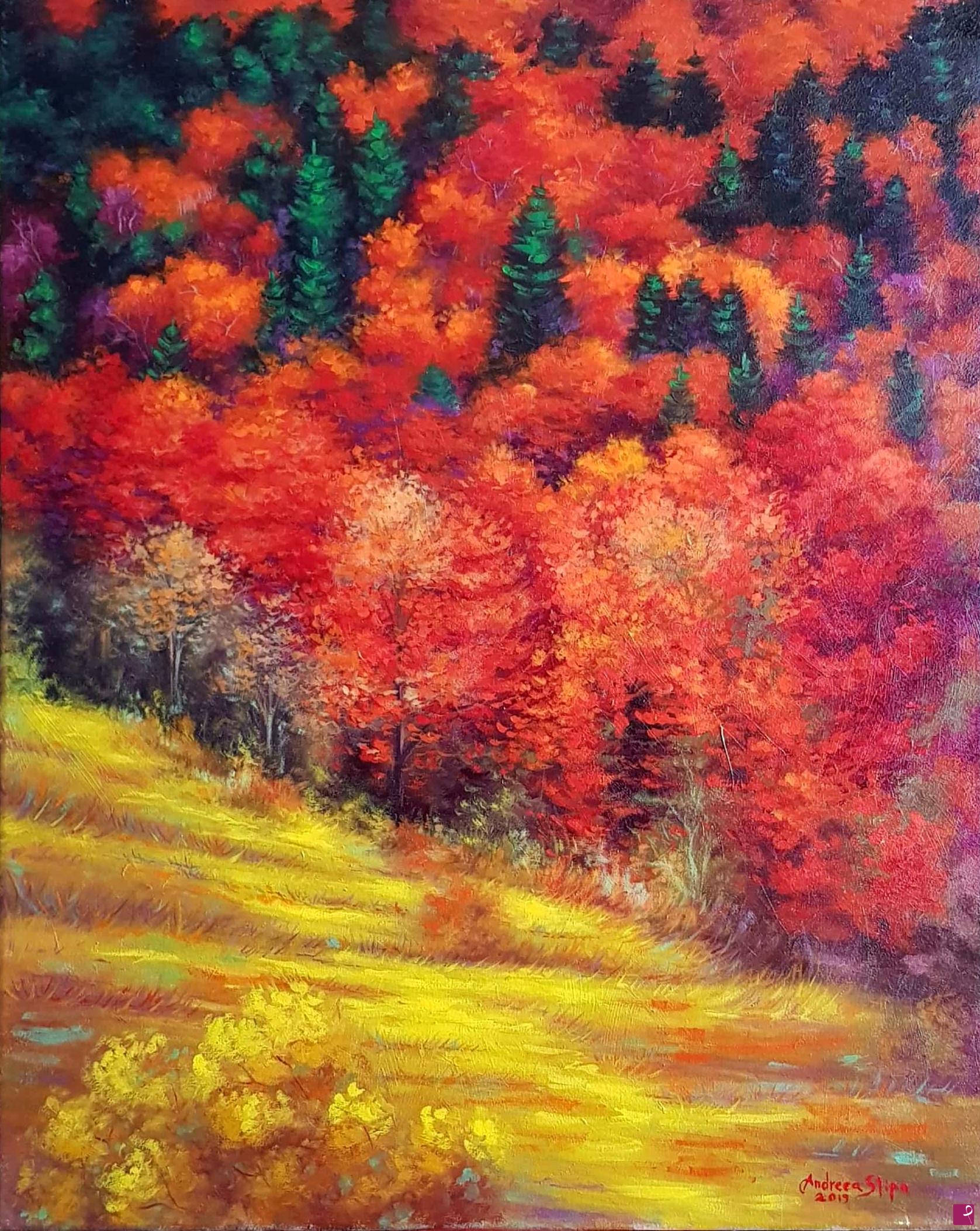 quadri in vendita online - Paesaggio autunnale