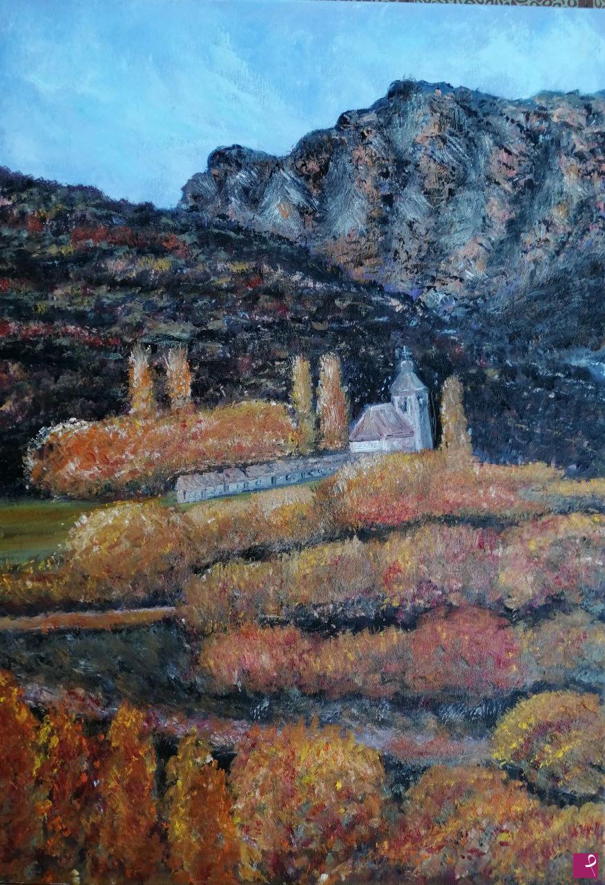 quadri in vendita online - Paesaggio autunnale
