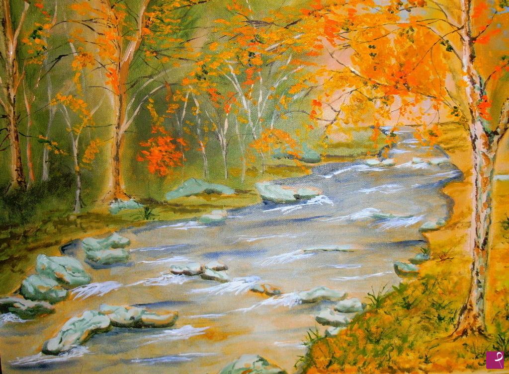 quadri in vendita online - paesaggio autunnale II