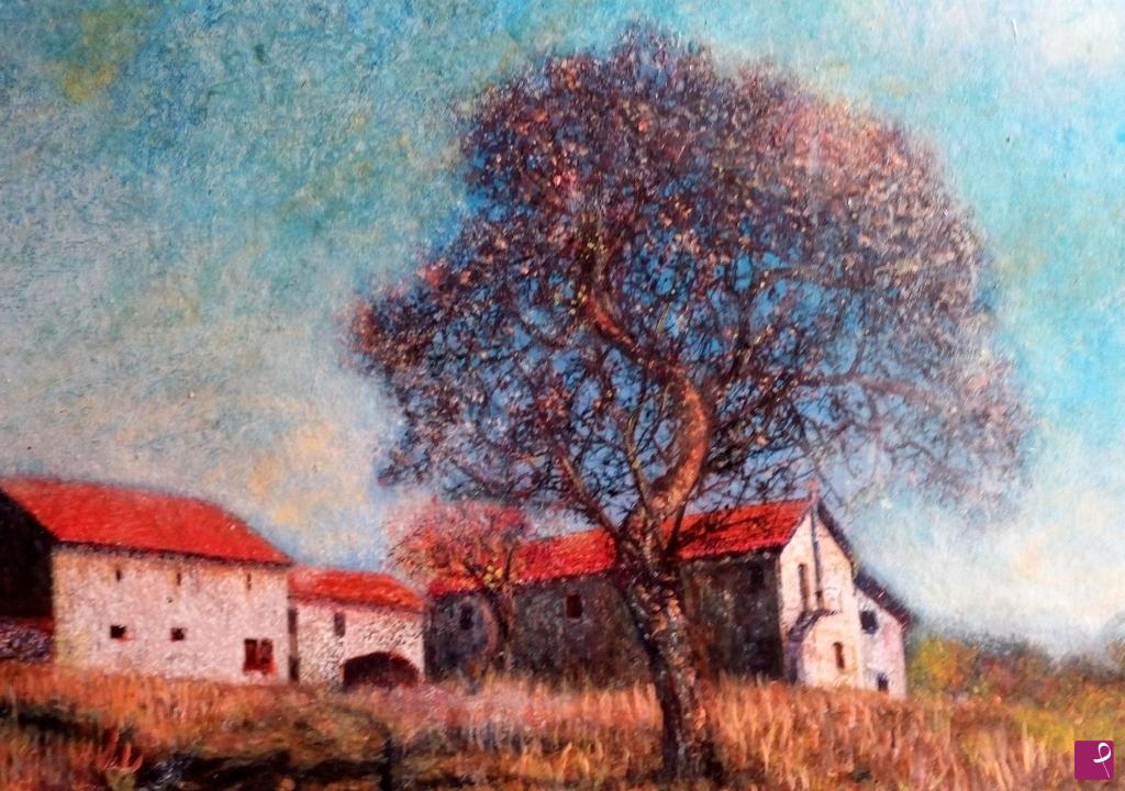 quadri in vendita online - Paesaggio Bellunese 