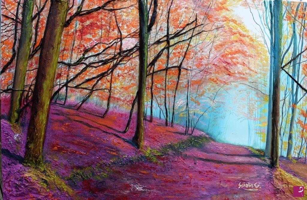 quadri in vendita online - paesaggio bosco