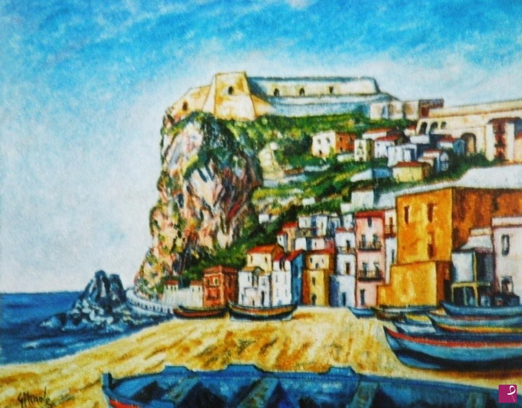 quadri in vendita online - PAESAGGIO CALABRO 