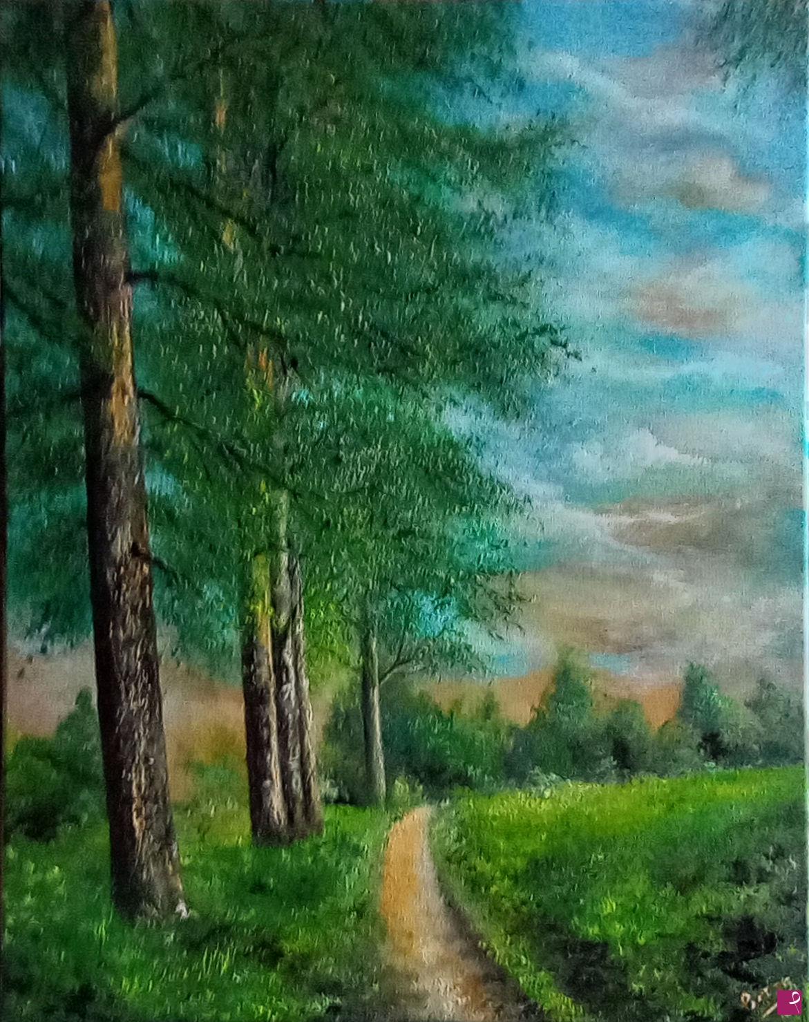 quadri in vendita online - paesaggio campestre