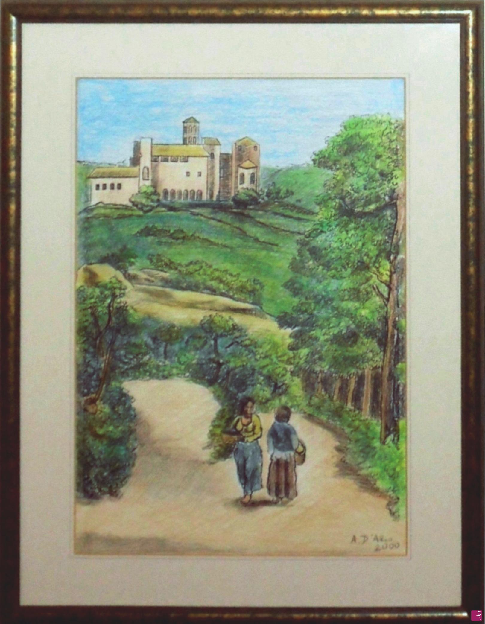 quadri in vendita online - Paesaggio campestre