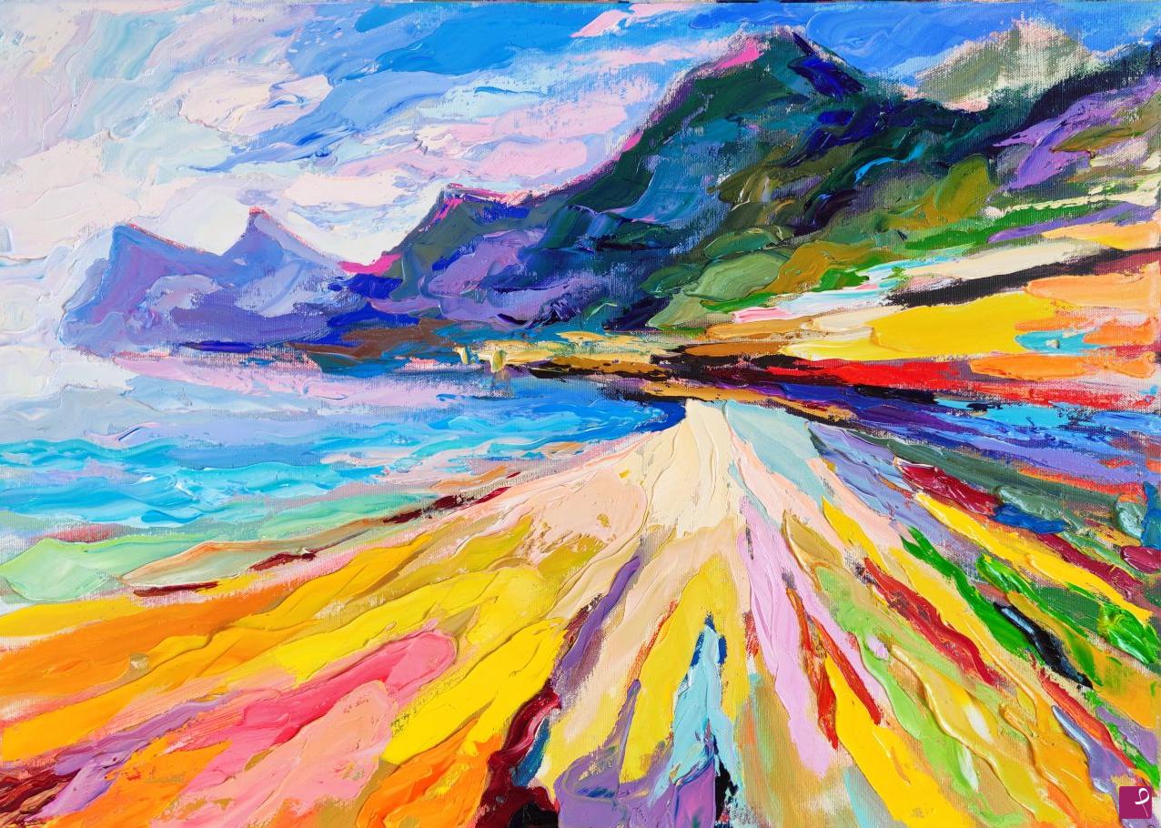 quadri in vendita online - Paesaggio contemporaneo: impressionismo a Nerano