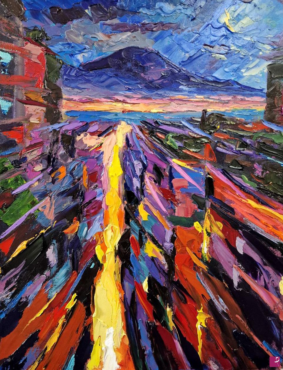 quadri in vendita online - Paesaggio contemporaneo: Spaccanapoli 